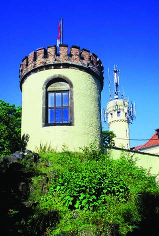 Der Turm auf der Landeskrone bei Grlitz