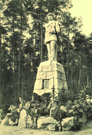 Das ehemalige König-ALbert-Denkmal bei Klotzsche