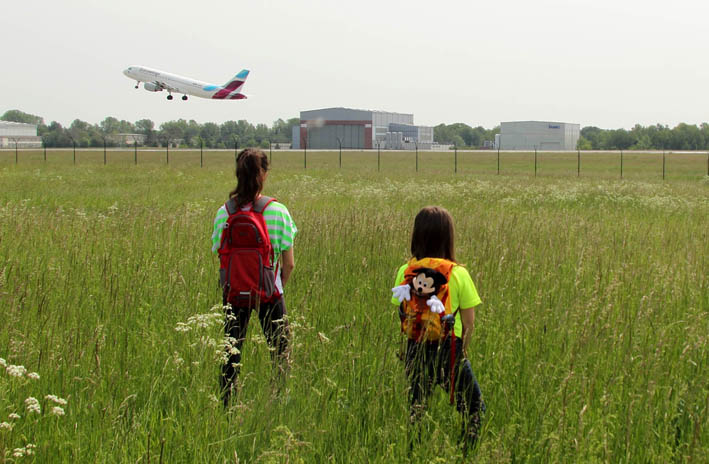 Planespotting am Klotzscher Flughafen