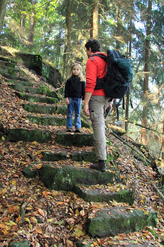 Treppensteig am Tafelberg Quirl