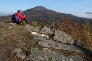 Blick vom Kleinen Schber zum Tannenberg