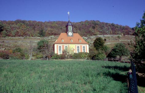 Die Weinbergkirche in Pillnitz