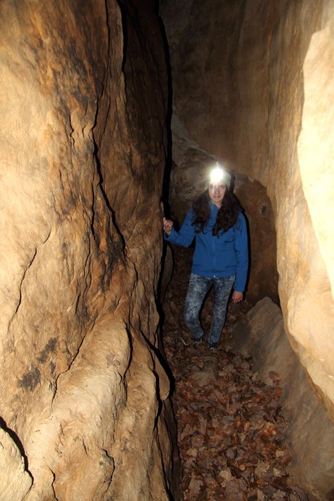 Die Schwedenhöhle bei Dorf Wehlen