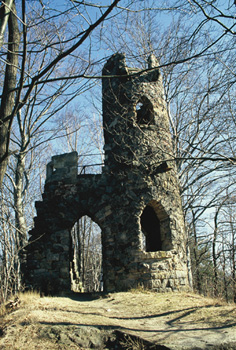 Die knstliche Ruine auf dem Schandauer Schlossberg